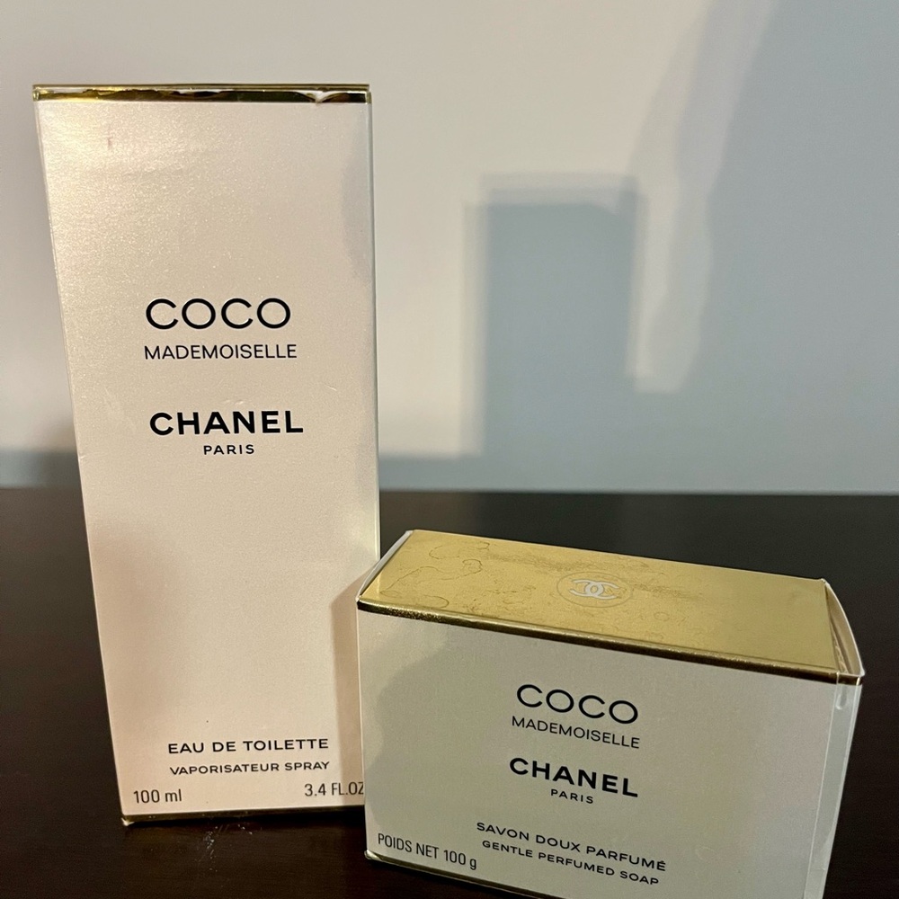 CHANEL Coco Mademoiselle perfume and matching soap